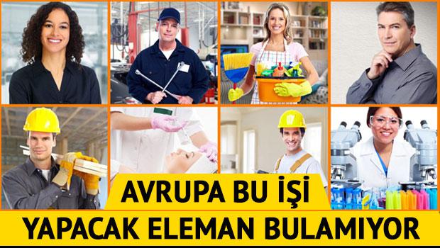 Avrupa bu mesleklerde açığı kapatamıyor