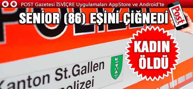 SENİOR (86) EŞİNİ ÇİĞNEDİ/ KADIN ÖLDÜ