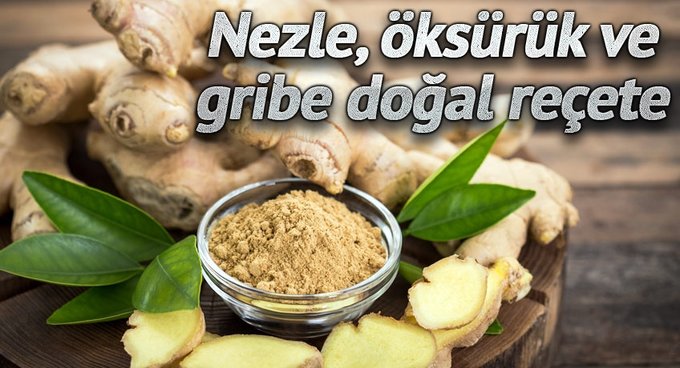 Nezle, öksürük ve gribe doğal reçete