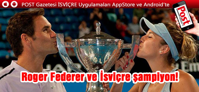 Roger Federer ve İsviçre şampiyon!