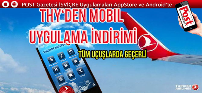 THY'den mobil uygulama indirimi