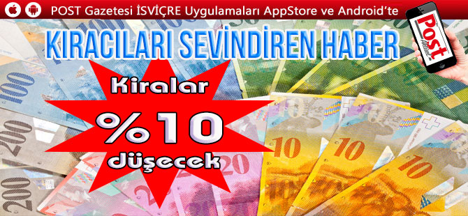 KİRACILARI SEVİNDİREN HABER