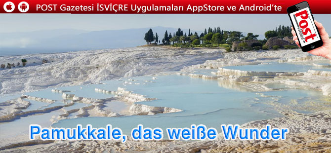 Türkei Sehenswürdigkeiten:Kalkterrassen von Pamukkale