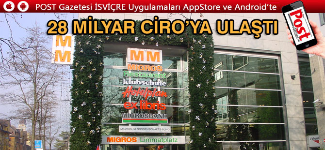 MİGROS GRUBU 28 MİLYAR CİRO’YA ULAŞTI