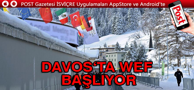 Davos Zirvesi yarın başlıyor