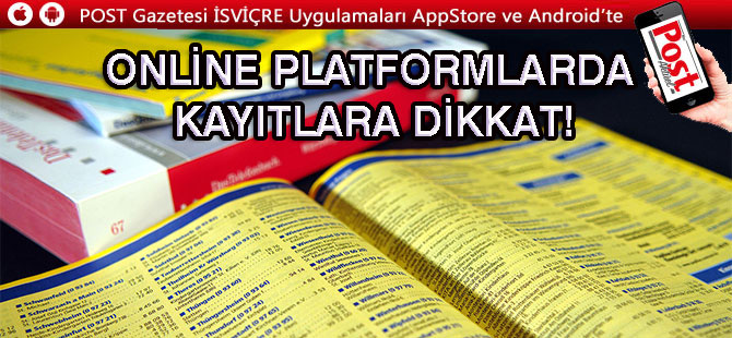 TELEFON KİTAPLARINDA KAYIT İSTENMİYOR AMA ONLİNE ÇOK İZ BIRAKILIYOR