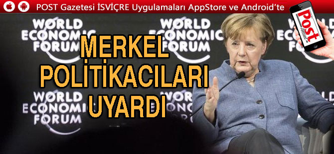 Merkel: Korumacılık dünyanın sorunlarını çözmez