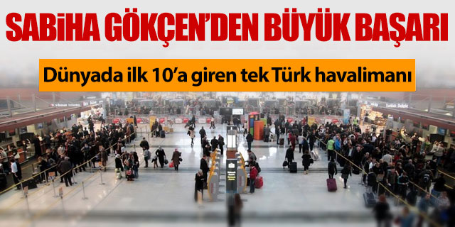 Sabiha Gökçen'den büyük başarı