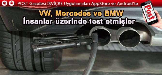 Otomobil devleri insanları da kobay olarak kullanmış