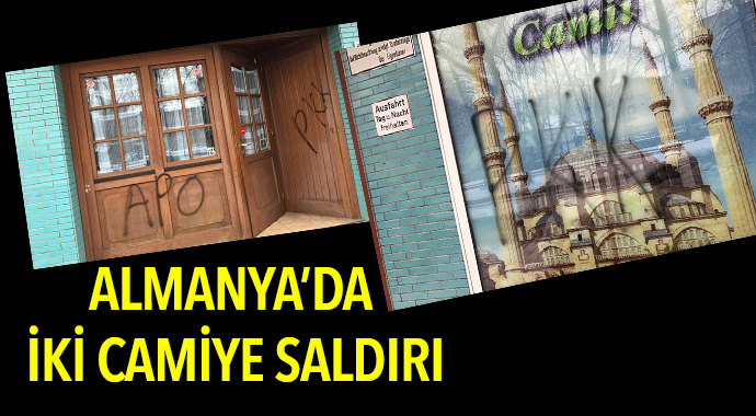 Almanya’da terör örgütü yandaşları iki camiye saldırdı