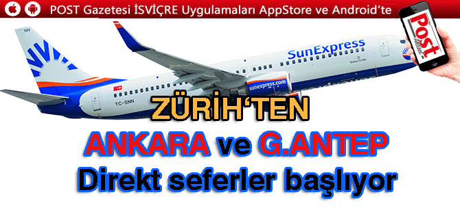 İşte Sunexpress'in yeni uçacağı noktalar