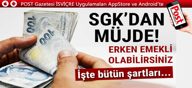 SGK’dan erken emeklilik müjdesi! Öne çekilecek…