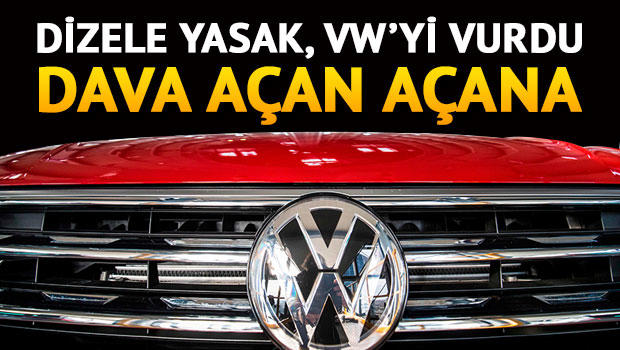 Almanya’da dizel yasağı VW’yi vurdu