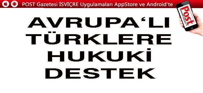 Avrupalı Türklere hukuki destek