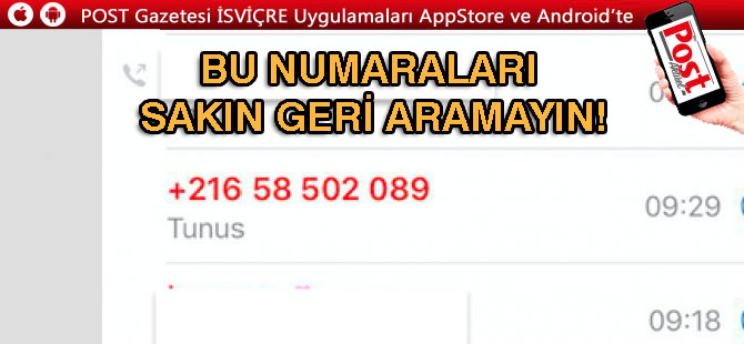 Bu numaraları geri arayanlar pişman oluyor