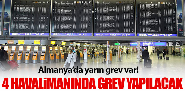 Almanya'da yarın grev var!