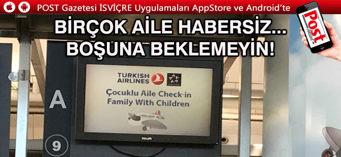 İSTANBUL'da Çocuklu ailelere “hızlı check in” imkanı