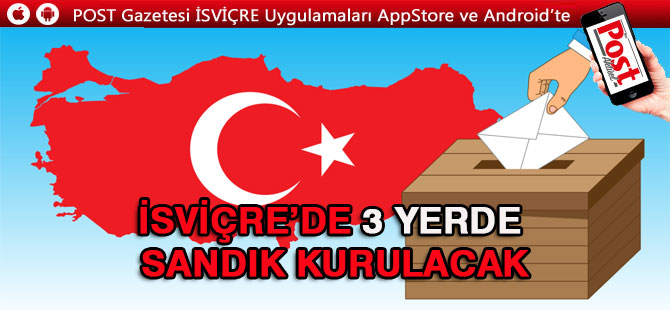 İSVİÇRE’DE OYLAR 15 -19 HAZİRAN TARİHLERİ ARASINDA KULLANILACAK