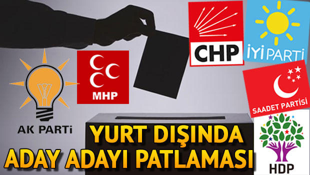 Yurt dışında 100'den fazla aday adayı, 24 Haziran seçimleri için başvuru yaptı