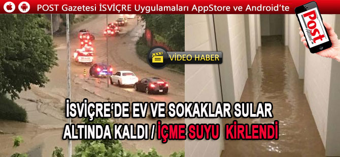 EV VE SOKAKLAR SULAR ALTINDA KALDI / İÇME SUYU  KİRLENDİ