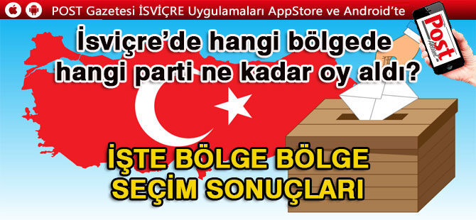 İSVİÇRE’DEN KESİN  SANDIK SONUÇLARI..