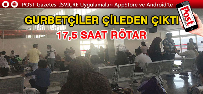 Havaalanında çıldırtan rötar