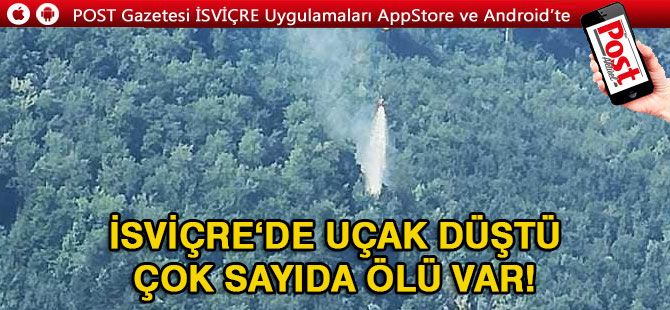 UÇAK DÜŞTÜ/ BİRÇOK ÖLÜ  VAR