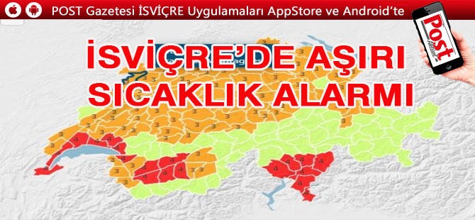 İSVİÇRE SON YILLLARIN EN SICAK GÜNLERİNİ YAŞIYOR