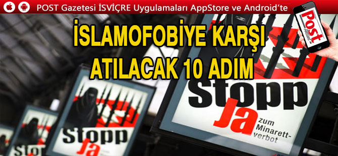 İslamofobiye karşı atılacak 10 adım