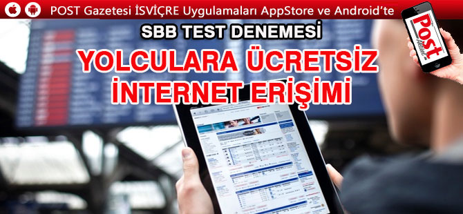 TREN YOLCUĞU ESNASINDA ÜCRETSİZ WİFİ HİZMETİ GELİYOR