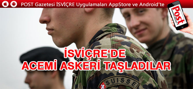 İsviçre'de tepki çeken askeri eğitim