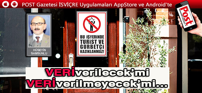 VERİverilecek’mi-VERİverilmeyecek’mi…