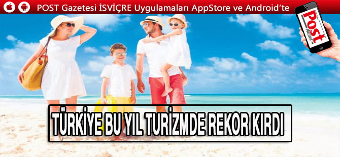 Türkiye bu yıl turizmde rekor kırdı…