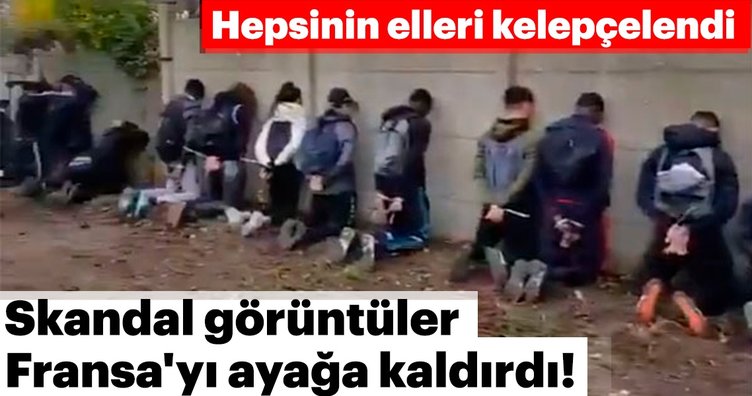 Dünyayı şoka uğratan görüntüler, Fransa'dan geldi.