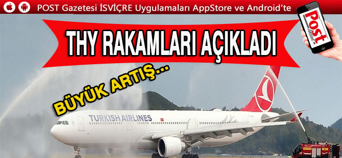 THY 11 AYLIK VERİLERİ AÇIKLADI