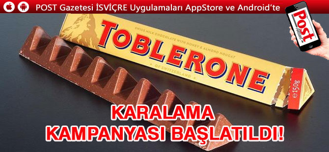 Toblerone çikolatasına 'helal sertifikası' nedeniyle karalama kampanyası başlatıldı!