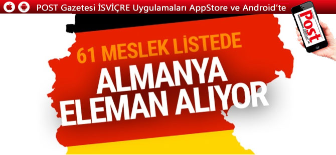 Almanya 61 branşta yabancı işçi alacak