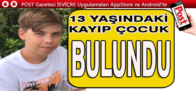 KAYIP ÇOCUK ALMANYA’DA BULUNDU