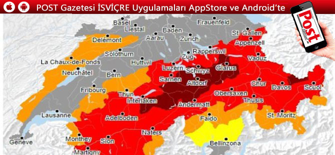 İsviçre’de kırmızı alarm