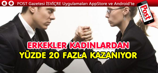 İSVİÇRE’DE KADIN-ERKEK MAAŞ FARKI DEVAM EDİYOR