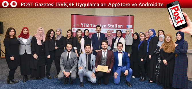 YTB Türkiye Stajları” programının katılımcıları sertifikalarını aldı