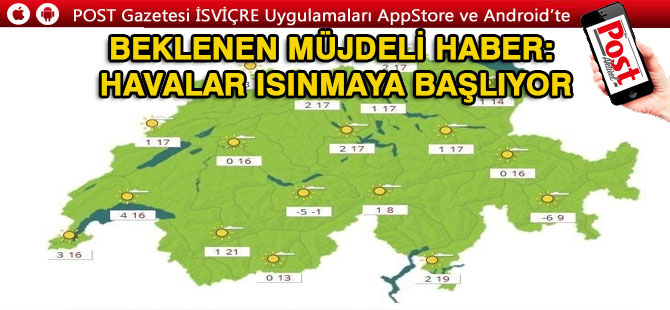 İsviçre'ye Nihayet Bahar geliyor!