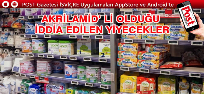 İsviçre’de  “Akrılamıd” yasaklanmalı