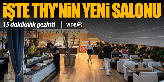 İşte THY'nin İstanbul Havalimanı'ndaki 'Business Lounge'ı