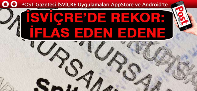 İSVİÇRE’DE REKOR: İFLAS EDEN EDENE