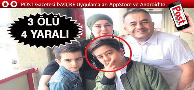 2 Gurbetçi Aile’den Yürek yakan trafik kazası