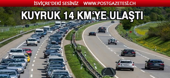 Kuyruk 14 km uzunluğa ulaştı