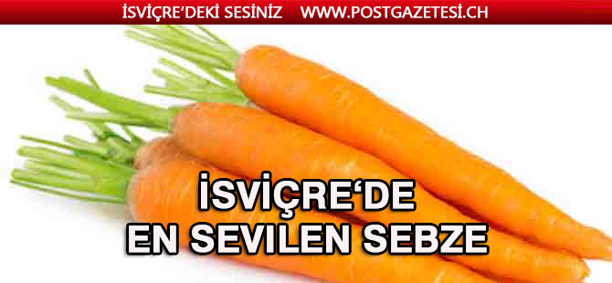 İsviçre'nin en sevilen Sebzesi Havuç