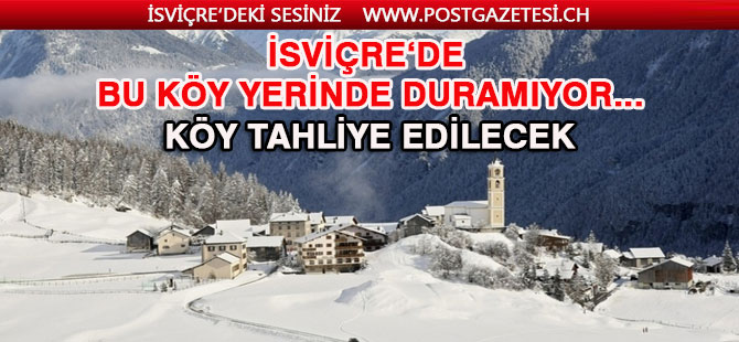 Brienz Köyü yerinde duramıyor