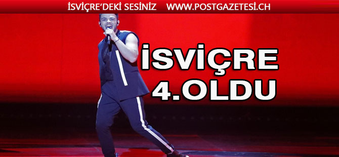 İsviçre, Eurovision şarkı yarışmasında 4. Oldu